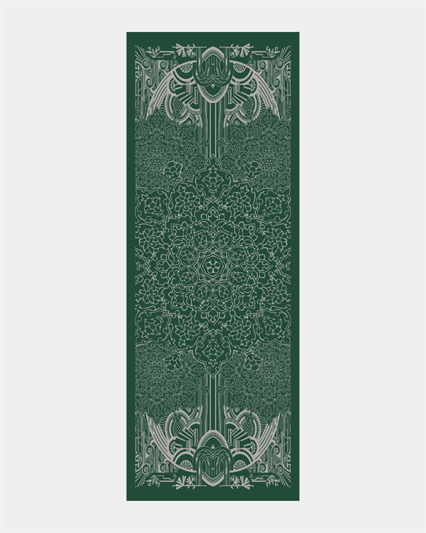Zümrüt & Krem Harem Rüyası Desen Şal - 55