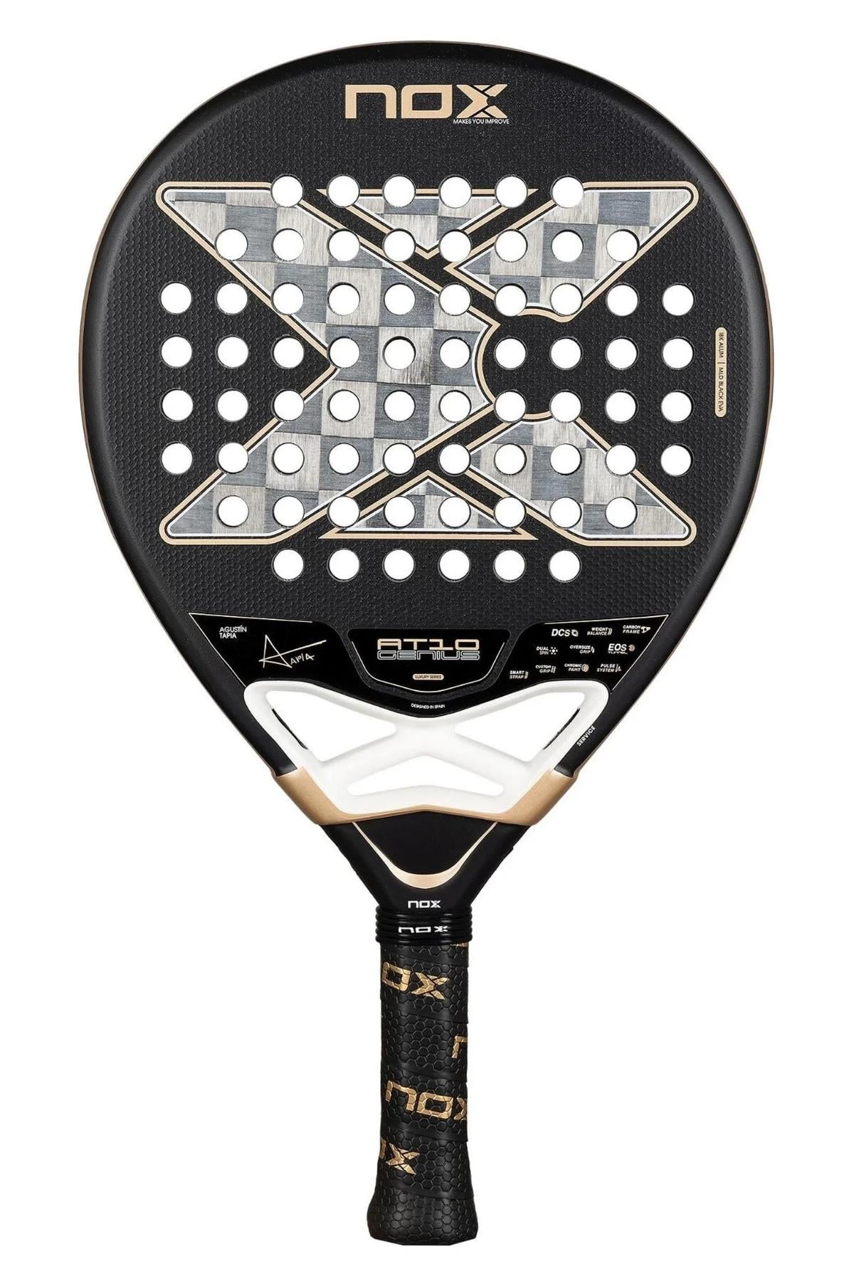 NOX AT10 Genius 18K Alum 360 padel raketi
