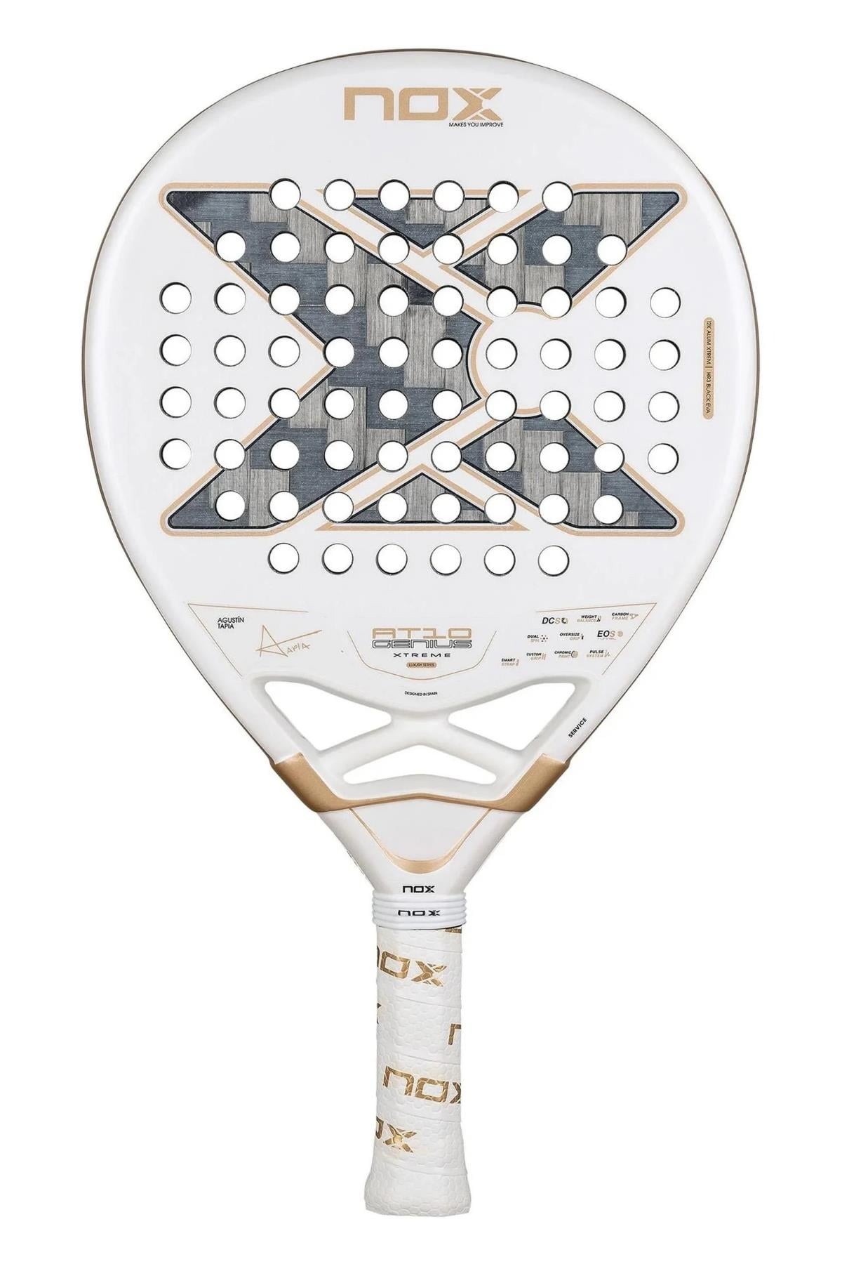 NOX AT10 Genius 12K Alum Xtrem 360- By Agustin Tapia padel raketi