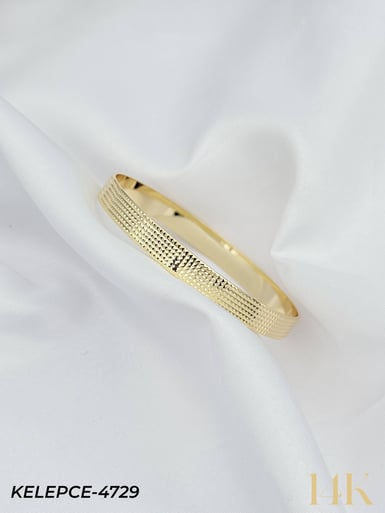 14K Bilezik (Tekli Satılmaktadır) 6.5 Boy // KELEPCE-4729KELEPCE-4729