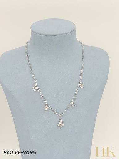 14K Charmlı Kolye 45cm // KOLYE-7095KOLYE-7095