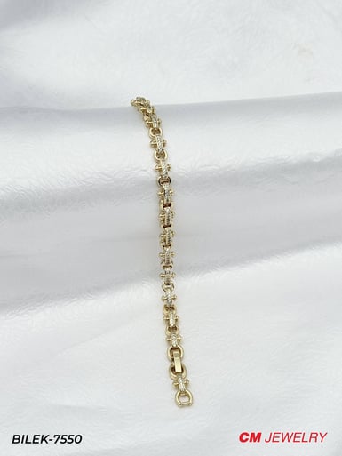14K CM Bileklik // BILEK-7550BILEK-7550