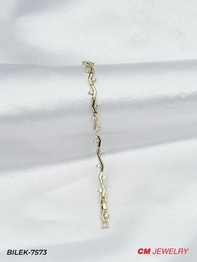14K CM Bileklik // BILEK-7573BILEK-7573
