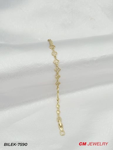 14K CM Bileklik // BILEK-7590BILEK-7590