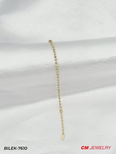 14K CM Bileklik // BILEK-7610BILEK-7610
