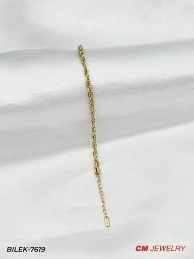 14K CM Bileklik // BILEK-7619BILEK-7619