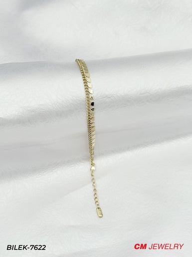 14K CM Bileklik // BILEK-7622BILEK-7622
