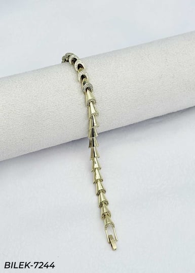 14K Künye Bileklik // BILEK-7244BILEK-7244