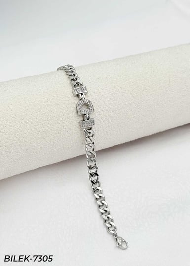 14K Kuyumcu Model Harf Bileklik // BILEK-7305BILEK-7305