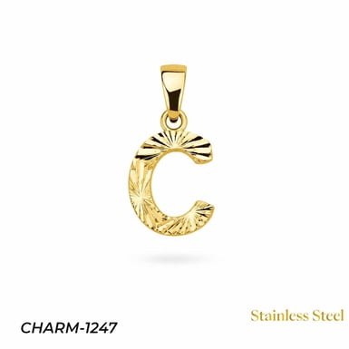 14K Kuyumcu Model Harf Kolye (C) // CHARM-1247CHARM-1247