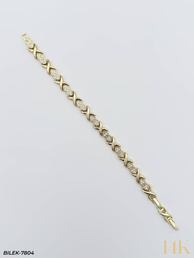 14K Kuyumcu Model Künye Bileklik // BILEK-7804BILEK-7804