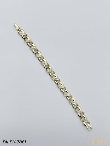 14K Kuyumcu Model Künye Bileklik // BILEK-7861BILEK-7861