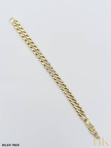14K Kuyumcu Model Künye Bileklik // BILEK-7803BILEK-7803