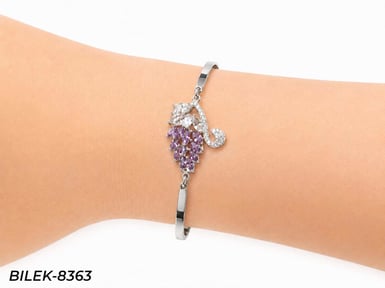 14K Swar Kuğu Bileklik // BILEK-8363BILEK-8363