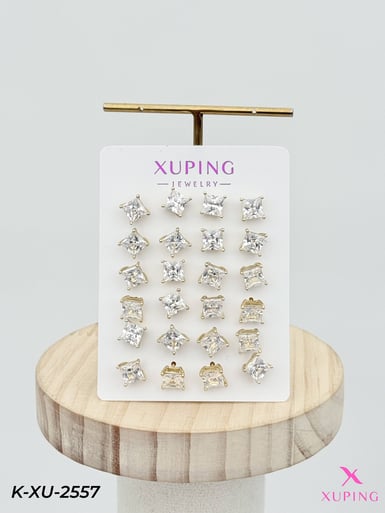 14K XUPING Küpe (12'li satılmaktadır) // K-XU-2557K-XU-2557