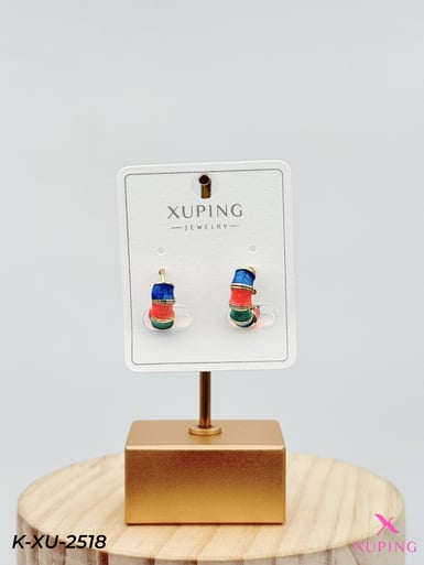 14K XUPING Küpe // K-XU-2518K-XU-2518