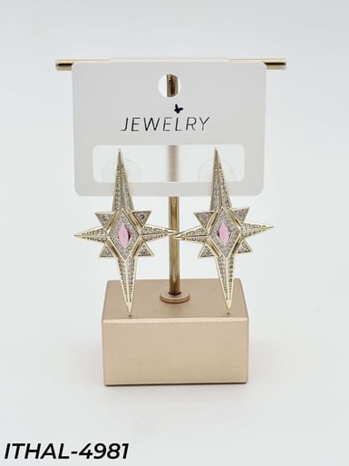 14K Zirkon Küpe // ITHAL-4981ITHAL-4981