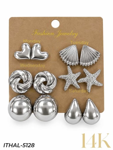 6'LI Set Küpe // ITHAL-5128ITHAL-5128