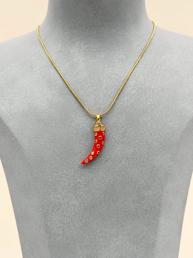 Çelik Biber Kolye 45cm // KOLYE-6534.KOLYE-6534