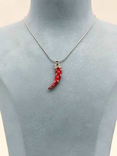 Çelik Biber Kolye 45cm // KOLYE-6539.KOLYE-6539