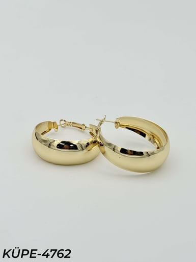 Çelik Halka Küpe 4cm // KÜPE-4762KÜPE-4762