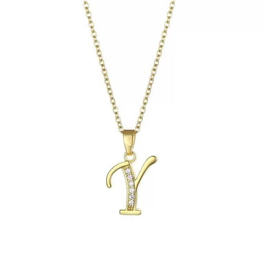 Çelik Harf Kolye 45cm // KOLYE-6641.KOLYE-6641