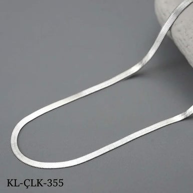 Çelik İtalyan Kolye Sılver 60 cm
