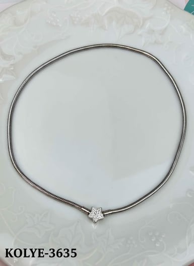 Çelik Kolye 40cm // KOLYE-3635.KOLYE-3635