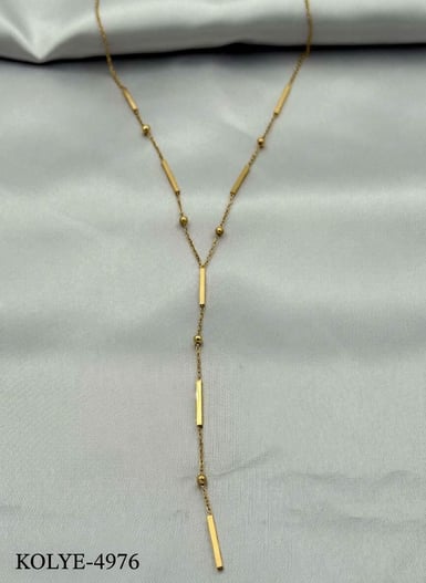 Çelik Y Kolye 45cm // KOLYE-4976.KOLYE-4976