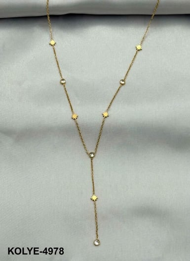 Çelik Y Kolye 45cm // KOLYE-4978.KOLYE-4978