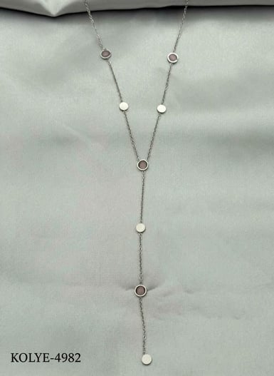 Çelik Y Kolye 45cm // KOLYE-4982.KOLYE-4982