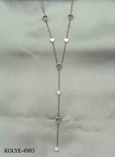 Çelik Y Kolye 45cm // KOLYE-4983.KOLYE-4983