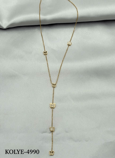 Çelik Y Kolye 45cm // KOLYE-4990.KOLYE-4990