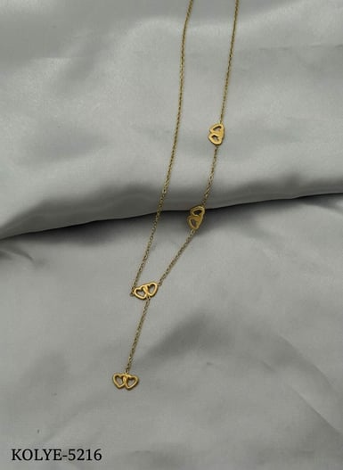 Çelik Y Kolye 45cm // KOLYE-5216.KOLYE-5216
