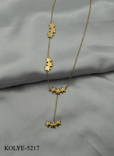 Çelik Y Kolye 45cm // KOLYE-5217.KOLYE-5217