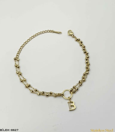 DORİKOLU HARF BİLEKLİK //BİLEK-8627BİLEK-8627