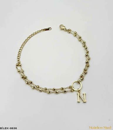DORİKOLU HARF BİLEKLİK //BİLEK-8636BİLEK-8636