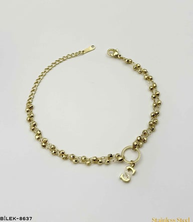 DORİKOLU HARF BİLEKLİK //BİLEK-8637BİLEK-8637