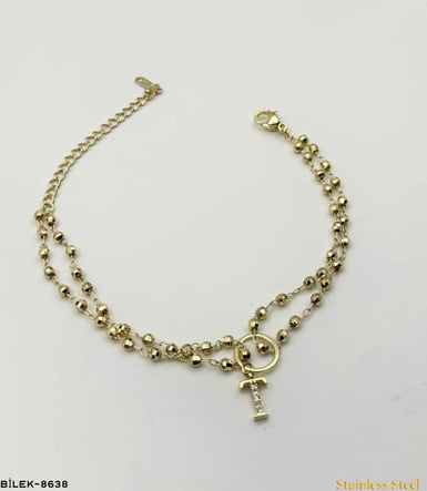 DORİKOLU HARF BİLEKLİK //BİLEK-8638BİLEK-8638