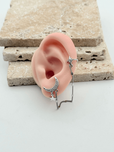 EARCUFF Kıkırdak Küpe // EAR-555.EAR-555