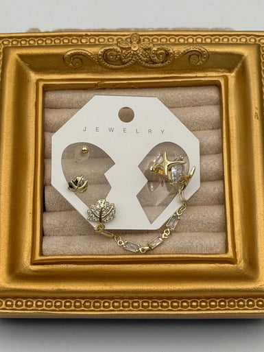 EARCUFF Kıkırdak Set Küpe // EAR-768.EAR-768