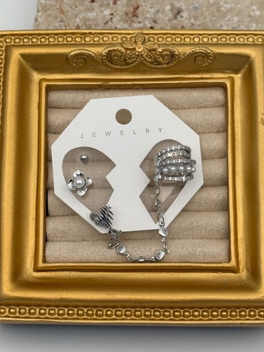 EARCUFF Kıkırdak Set Küpe // EAR-783.EAR-783