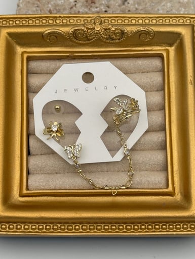 EARCUFF Kıkırdak Set Küpe // EAR-788.EAR-788