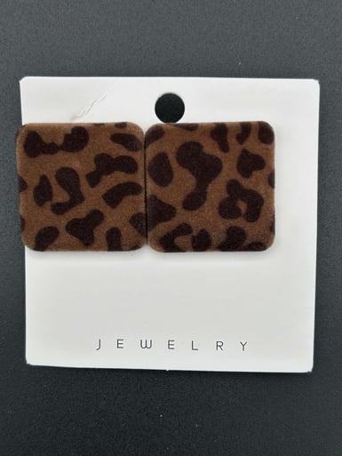 VIP Leopar Küpe // ITHAL-2532.ITHAL-2532