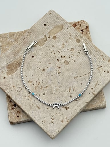 VIP Silver Renk Bileklik // BILEK-6672.BILEK-6672