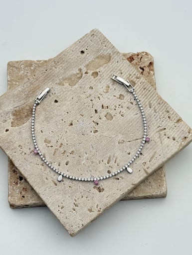 VIP Silver Renk Bileklik // BILEK-6689.BILEK-6689