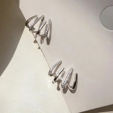 VİP Tria Küpe Silver Renk // K-İTH-640.K-İTH-640