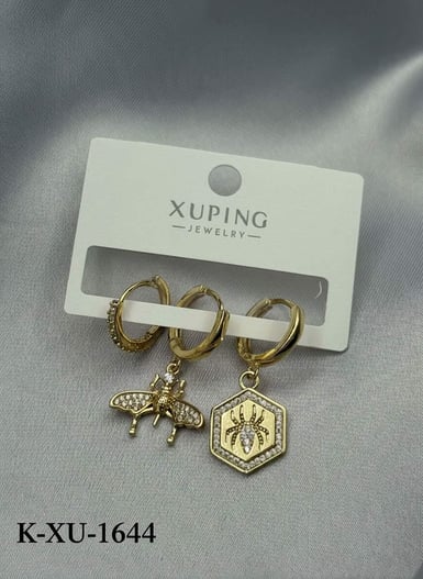 XUPING 3'lü Küpe // K-XU-1644.K-XU-1644