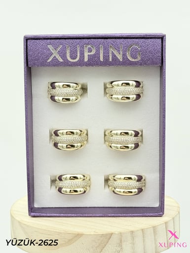 XUPING Yüzük (No:6,7,8) Yüzük (6'lı satılmaktadır) // YÜZÜK-2625YÜZÜK-2625