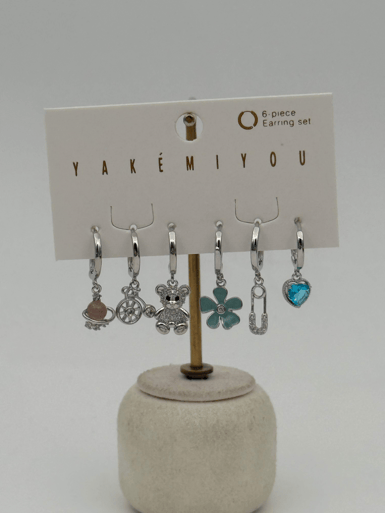 YAKEMIYOU 6'lı Set Küpe // ITHAL-3656.ITHAL-3656